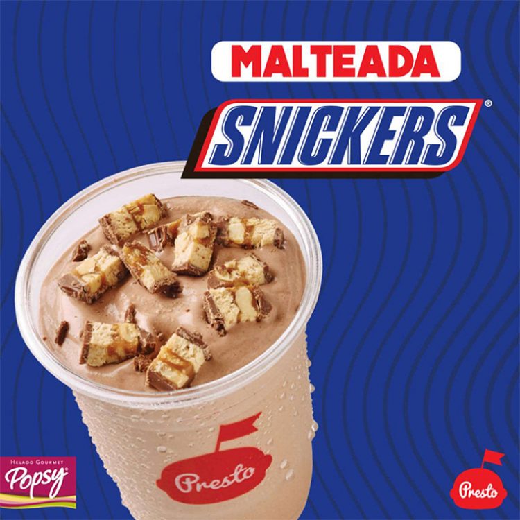 Malteada Snickers Disponible en Presto - My Deals Today Barranquilla